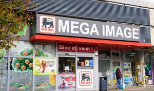 Mega Image store in Bucharest, Romania